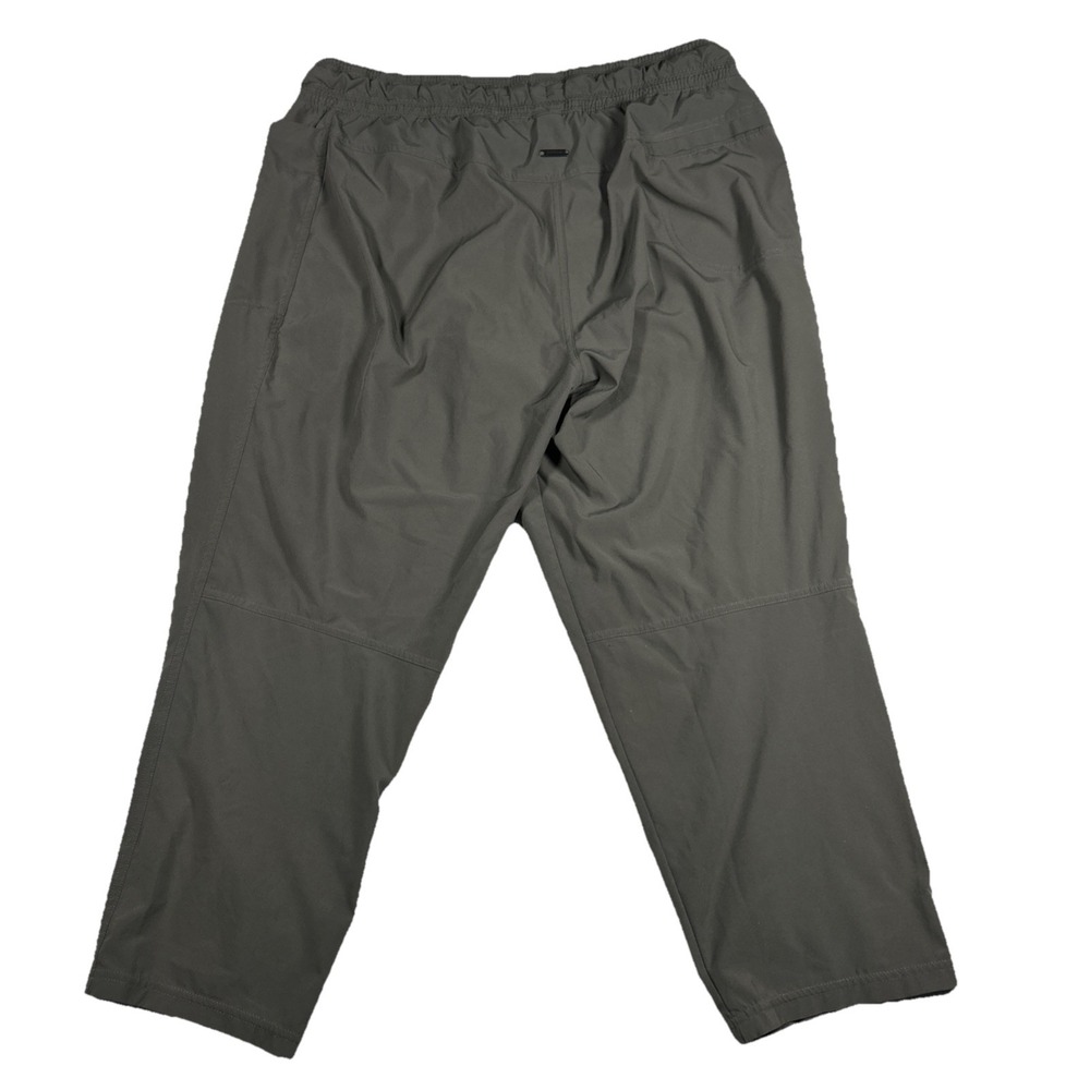 Prana Pants Womens Large Gray Midtown Capri Jogger Drawstring Stretch Cropped‎ - Picture 2 of 6
